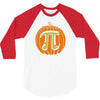 pumpkin pi 3/4 Sleeve Shirt