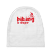 biking is dope Baby Beanies