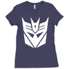 deceptacons logo printed Ladies Fitted T-Shirt