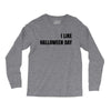 i like halloween day Long Sleeve Shirts