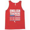 english teacher save lives Tank Top