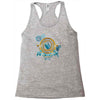 turn the time twist the space Racerback Tank