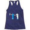 bad sock puppet Racerback Tank