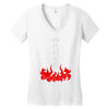 the fourth hokage Women's V-Neck T-Shirt