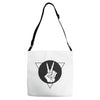 Peace Adjustable Strap Totes