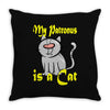 my patronus is a cat Throw Pillow