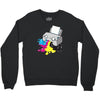 puker printer Crewneck Sweatshirt