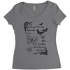 Butterflys Women's Triblend Scoop T-shirt