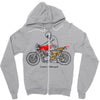 custom motorcycle Zipper Hoodie