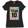 Holographic Team 10 Ladies Fitted T-Shirt