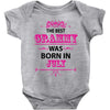 The Best Grammy Was Born In July Baby Onesie