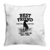 Best Friend Great Dane Throw Pillow