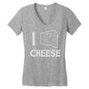 i love cheese Women's V-Neck T-Shirt
