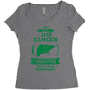 I am a Liver Cancer Survivor - What's Your Superpower? Women's Triblend Scoop T-shirt
