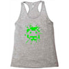 space invader 2 splat Racerback Tank