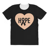 Hope With Heart All Over Women's T-shirt