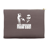 blues brothers inspired on a mission from god funny Accessory Pouches