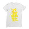 fuck what people think Ladies Fitted T-Shirt