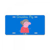 peppa pig grandma pig License Plate