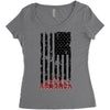god bless america Women's Triblend Scoop T-shirt