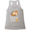 but first pumpkin spice latte, Racerback Tank