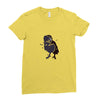Owl Ladies Fitted T-Shirt