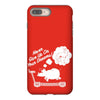 never give up on dreams ladies fitted iPhone 8 Plus
