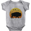 roam sweet roam slouchy Baby Onesie