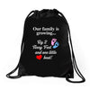 Our Family is Growing Drawstring Bags