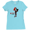 harley quinn Ladies Fitted T-Shirt