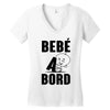 bebe a bord Women's V-Neck T-Shirt