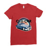 Old Car Ladies Fitted T-Shirt