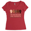 nevertheless she persists Women's Triblend Scoop T-shirt