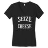 seize the cheese Women's V-Neck T-Shirt