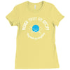 never trust an atom they make up everything Ladies Fitted T-Shirt