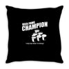 beer pong champion Throw Pillow