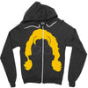 ric flair silhouette Zipper Hoodie