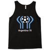argentina 78 world cup 1978 retro football Tank Top