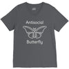 not so social butterfly V-Neck Tee