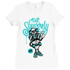 stay fresh Ladies Fitted T-Shirt