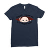 August Peeking Out Asian Baby Boy Ladies Fitted T-Shirt