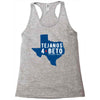 tejanos for beto Racerback Tank