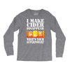 funny i make cider disappear, ideal gift or birthday present. Long Sleeve Shirts