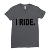 i ride Ladies Fitted T-Shirt