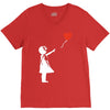 banksy style V-Neck Tee