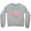 peppa pig mommy pig Crewneck Sweatshirt