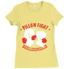 pillow fight, featherweight division Ladies Fitted T-Shirt