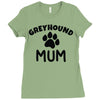 greyhound mum Ladies Fitted T-Shirt