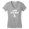 i swing both ways Women's V-Neck T-Shirt