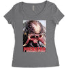predator 2 poster ideal birthday present gift Women's Triblend Scoop T-shirt